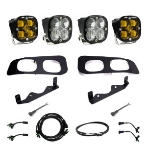 Ford F250 Super Duty Light Bar Kit - Baja Designs - Squadron SAE/Pro - Clear - `23-`27